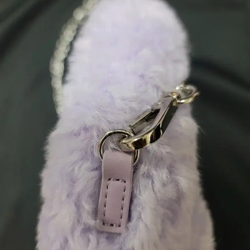 [BUNJANG] Nerdy Purple Chain Hobo Bag / 널디 퍼플 체인 숄더백 호보백 미사용 새상품