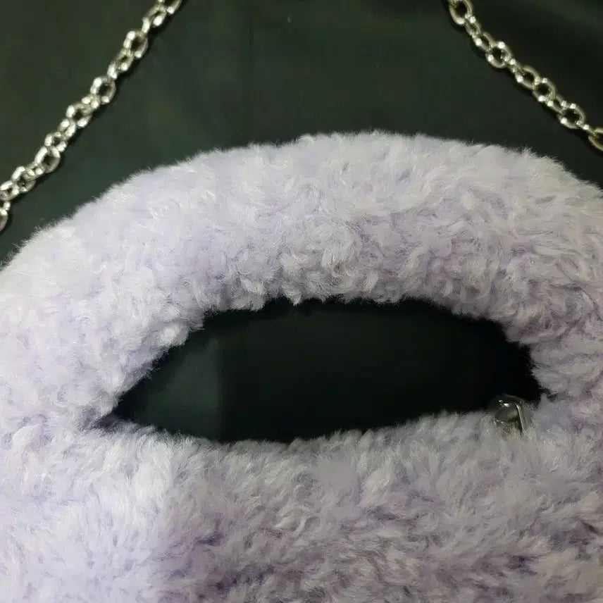 [BUNJANG] Nerdy Purple Chain Hobo Bag / 널디 퍼플 체인 숄더백 호보백 미사용 새상품