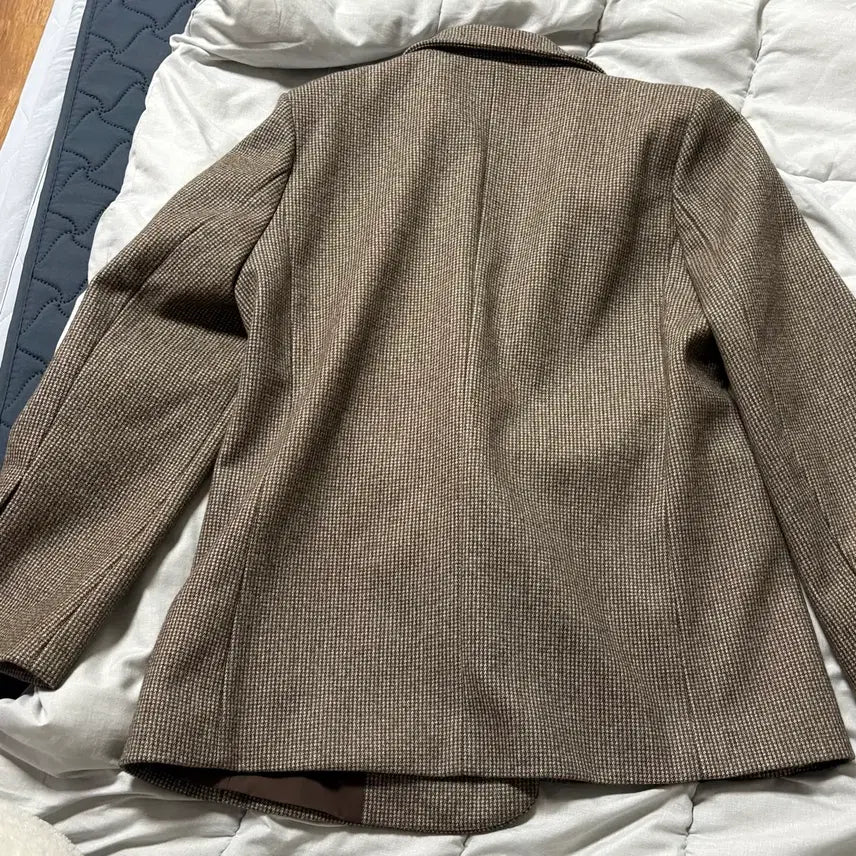 [BUNJANG] Standard Herringbone Wool Jacket / 울 헤링본 스탠다드 자켓 브라운