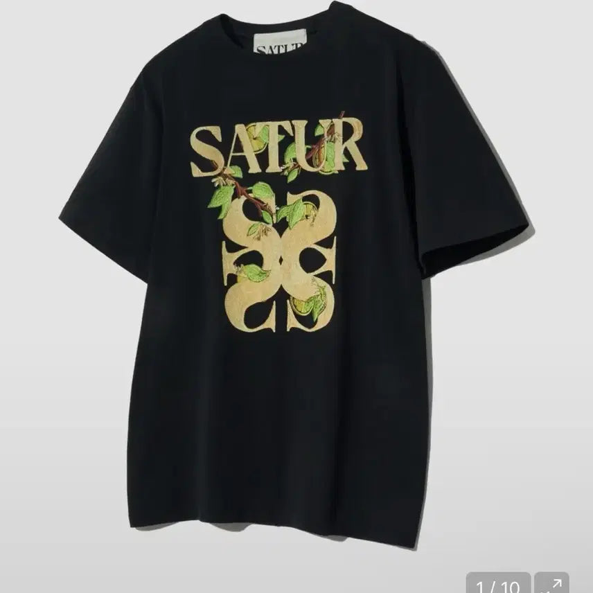 [BUNJANG] Setter Apero Leaf Graphic T-shirt / 세터 아페로 리프 그래픽 반팔 티셔츠