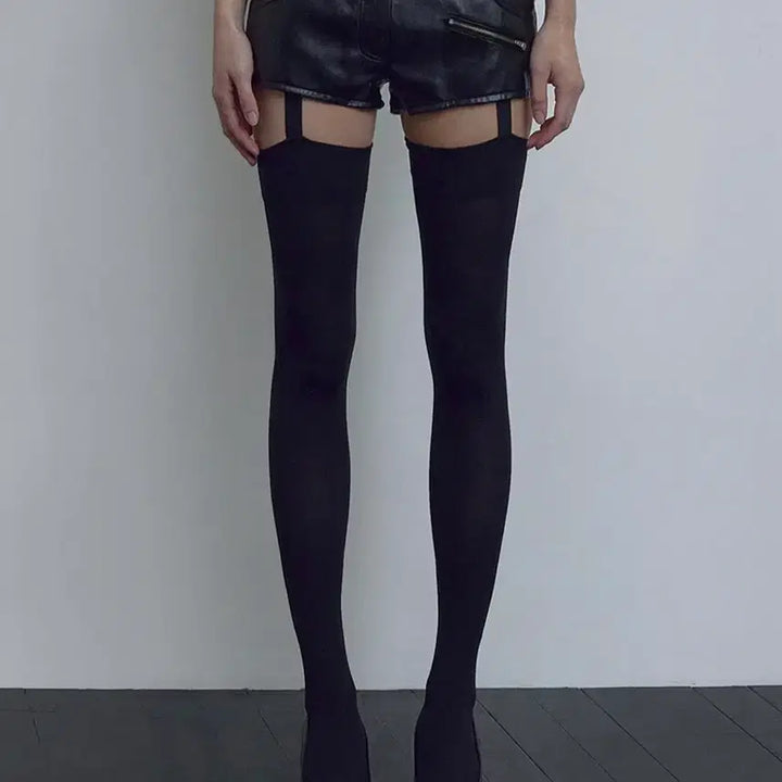 [BUNJANG] Bohemian Seoul Leather Micro Shorts / 보헤미안서울 레더 마이크로 숏츠