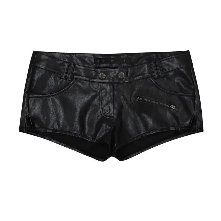 [BUNJANG] Bohemian Seoul Leather Micro Shorts / 보헤미안서울 레더 마이크로 숏츠