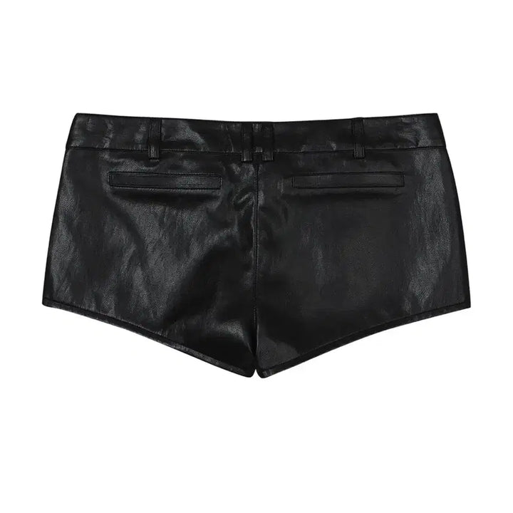 [BUNJANG] Bohemian Seoul Leather Micro Shorts / 보헤미안서울 레더 마이크로 숏츠