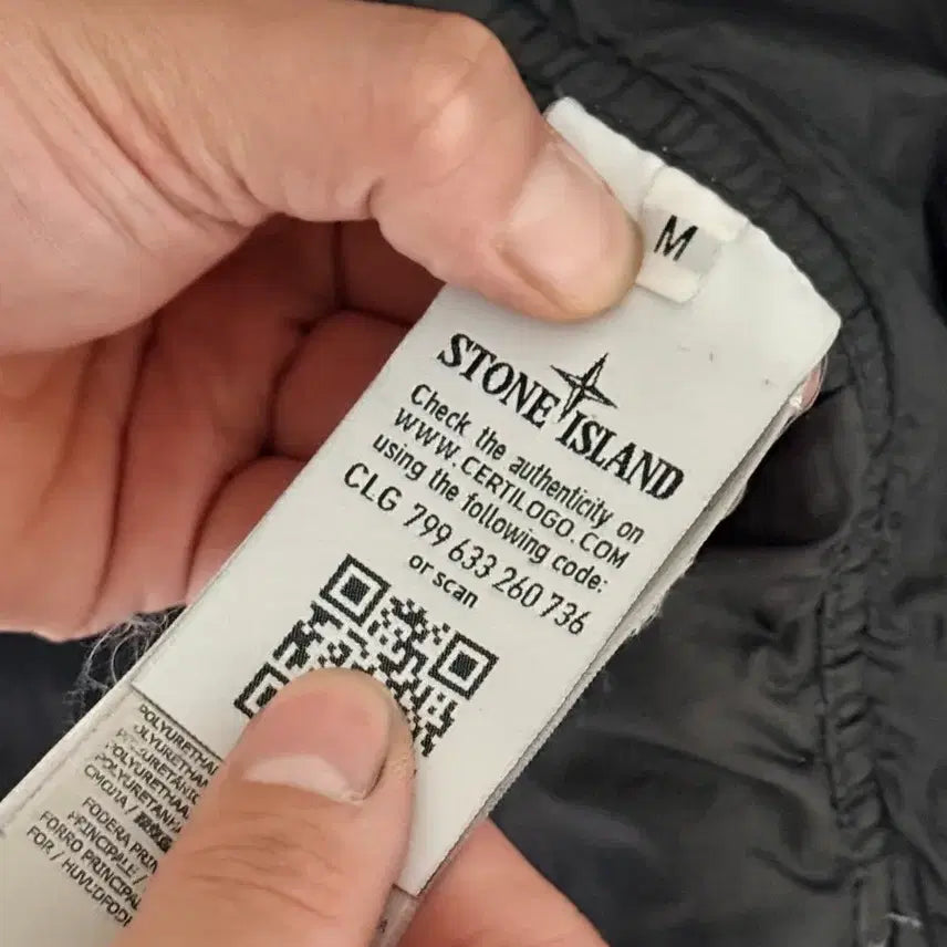 [BUNJANG] Stone Island Crinkle Laps Down Padded Jacket (M) / 스톤아일랜드 크링클랩스 패딩 (m)