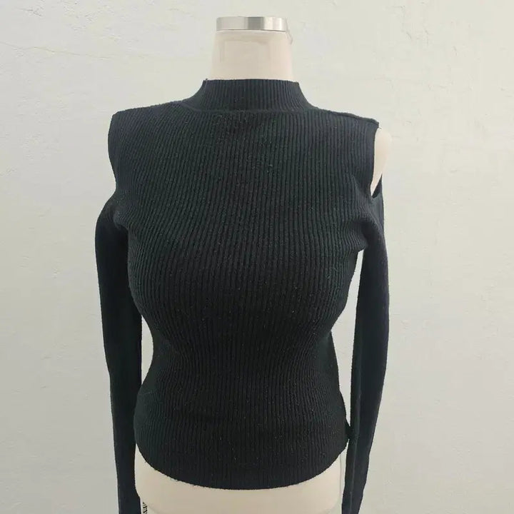[BUNJANG] ITALY Black Knit Top / ITALY 니트 여 55/66 J6064