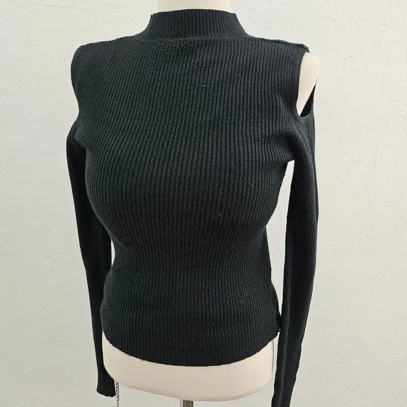 [BUNJANG] ITALY Black Knit Top / ITALY 니트 여 55/66 J6064