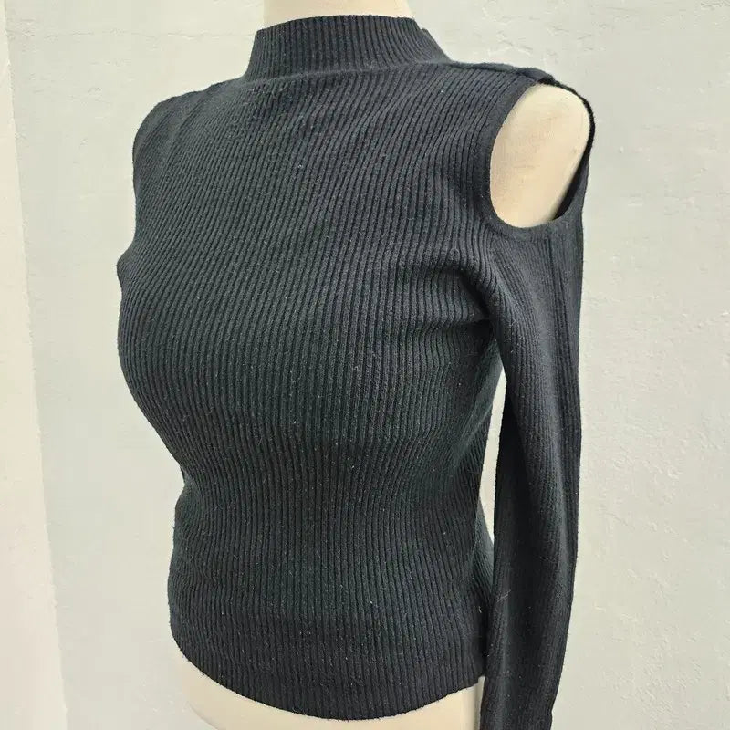 [BUNJANG] ITALY Black Knit Top / ITALY 니트 여 55/66 J6064