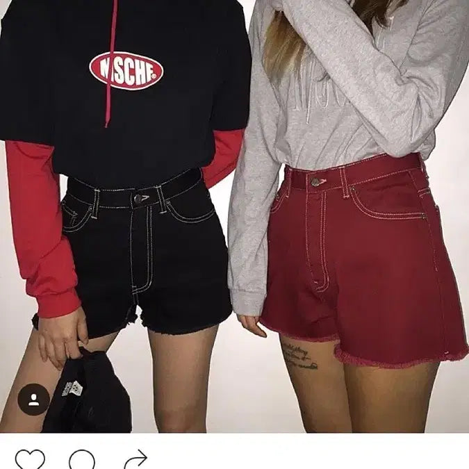 [BUNJANG] Mischief Crop Shorts Black S / 미스치프 크롭쇼츠 블랙 S