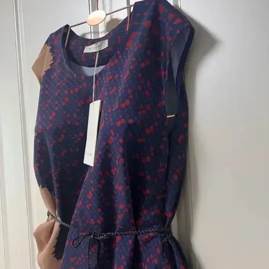 [BUNJANG] Missa Drape Asymmetrical Long Dress / 정품 미샤 바스락 시원한 드레이프 언발 롱원피스 미착용