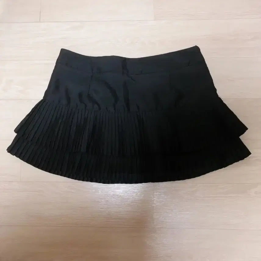 [BUNJANG] Black Pleated Skirt / 블랙 주름 스커트 치마