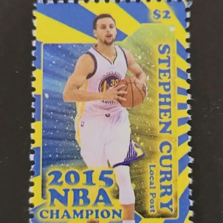 [BUNJANG] NBA Stephen Curry Commemorative Stamp / 2015년 미국 프로농구 NBA스타 스테판커리기념 우표 2015 NBA