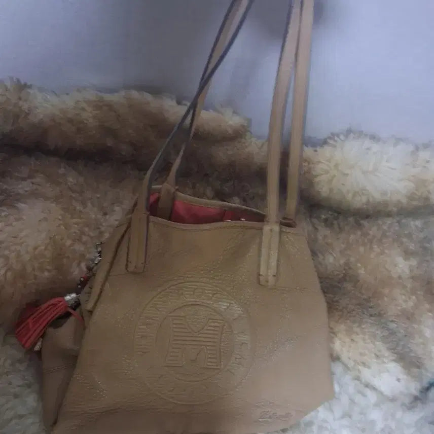 [BUNJANG] MCM Milla Beige Tote Shoulder Bag / MCM 미켈라 토트백 베이지 숄더백