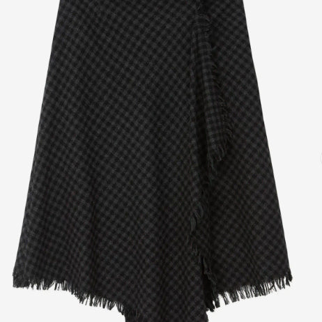 [BUNJANG] Pahysum Check Drape Skirt (Size 2) / 파히섬 체크 드레이프 스커트 (사이즈 2)