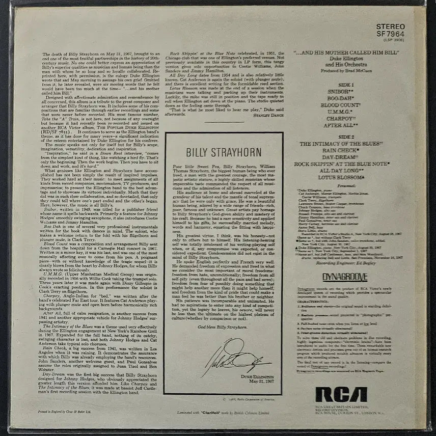 [BUNJANG] Duke Ellington And His Mother Called Him... LP / LP 듀크엘링턴 And His Mother Called Him..(수입)