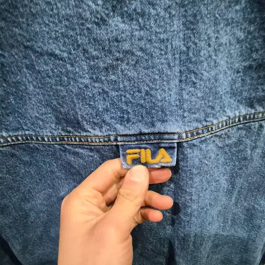 [BUNJANG] Vintage Blue Vest / 흴라 청조끼<가슴단면66>