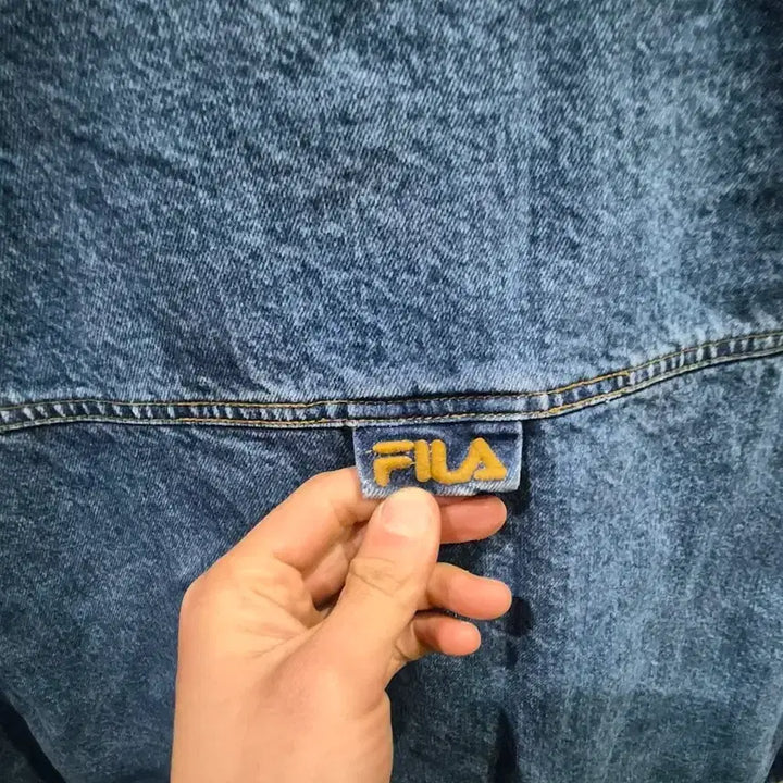 [BUNJANG] Vintage Blue Vest / 흴라 청조끼<가슴단면66>
