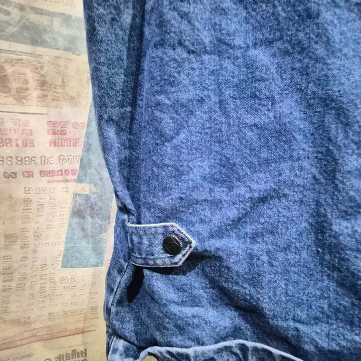[BUNJANG] Vintage Blue Vest / 흴라 청조끼<가슴단면66>