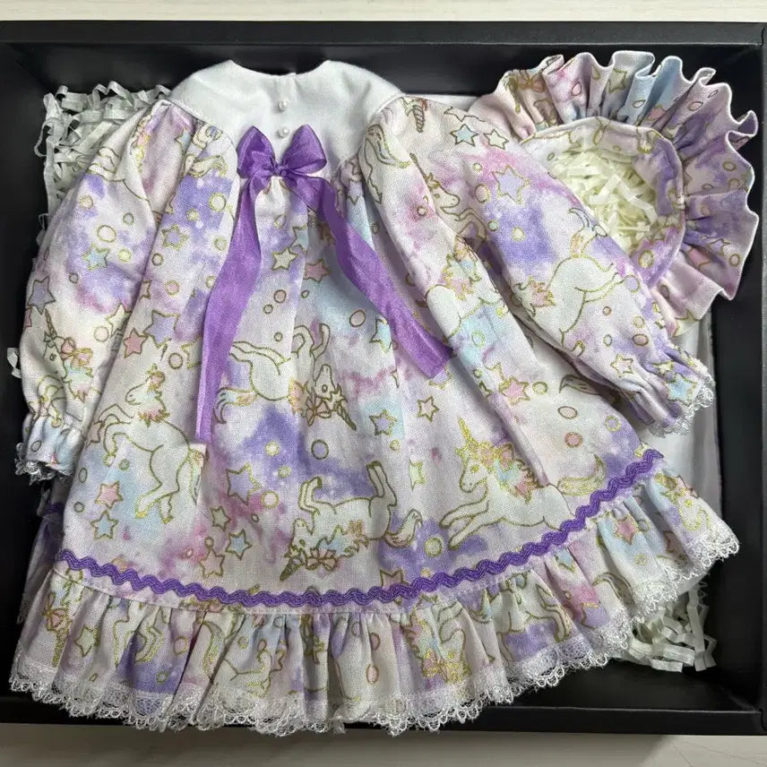 [BUNJANG] Dolly House MOKONA Pajama Purple MSD Outfit / 구체관절인형 돌리하우스 모코나 파자마 퍼플 MSD 의상 옷 판매