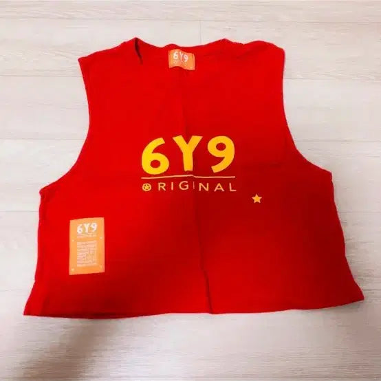 [BUNJANG] 6Y9 Crop T-Shirt / 식스와이나인 6Y9 크롭 티셔츠