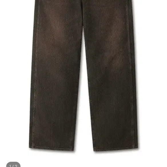 [BUNJANG] Kibata Sashiko Black Kakishibu Pants / 키바타 사시코 팬츠 블랙 카키시부 4사이즈