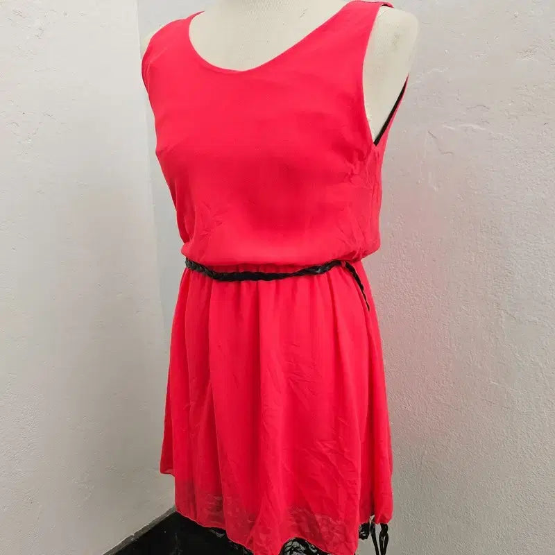 [BUNJANG] MODA ITALY Red Dress / MODA ITALY 원피스 여 44/55 J6074