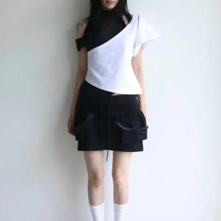 [BUNJANG] OsseHigh SWEAT BALLOON SKIRT BLACK Skirt / 오스하이 SWEAT BALLOON SKIRT BLACK 오스하이 스커트