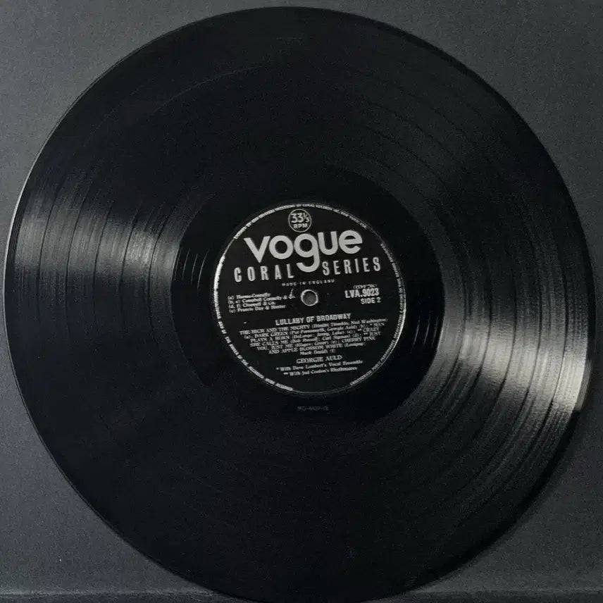 [BUNJANG] Georgie Auld Lullaby of Broadway Vinyl LP / LP 조지 올드 - Lullaby of Broadway (수입반)