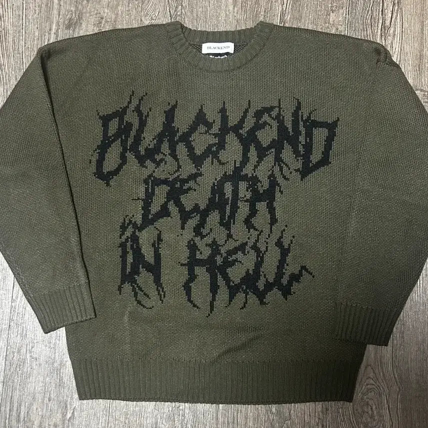[BUNJANG] Cactus Donut Market Khaki Oversized Knit Sweater / 캑터스도넛마켓 카키색 오버핏 니트(새상품)
