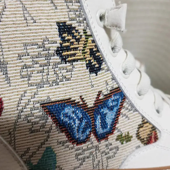[BUNJANG] Suryo Leather High-Top Sneakers / 새것)250 슈리오 소가죽 키높이 하이탑 스니커즈