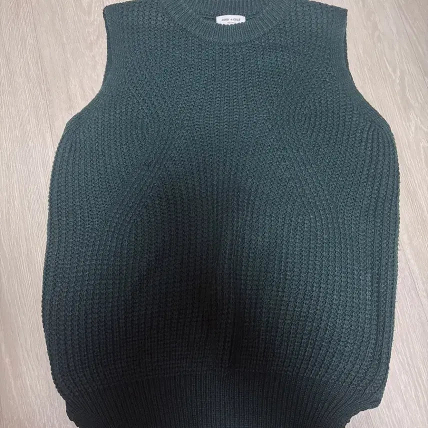 [BUNJANG] Green Knit Vest / 그린 니트 조끼