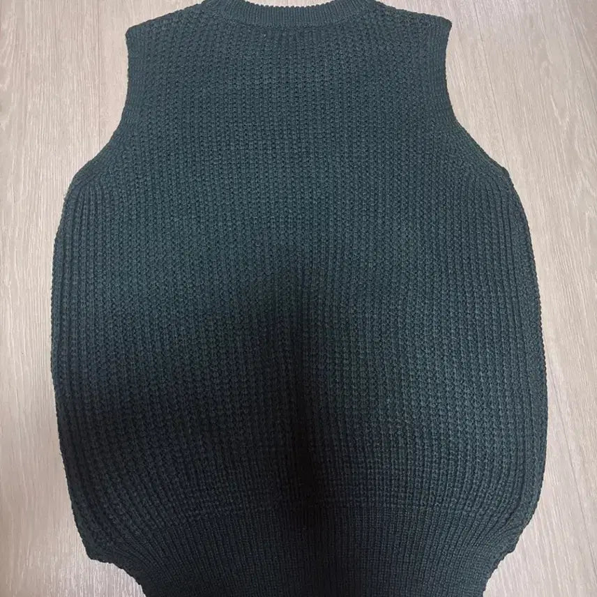 [BUNJANG] Green Knit Vest / 그린 니트 조끼