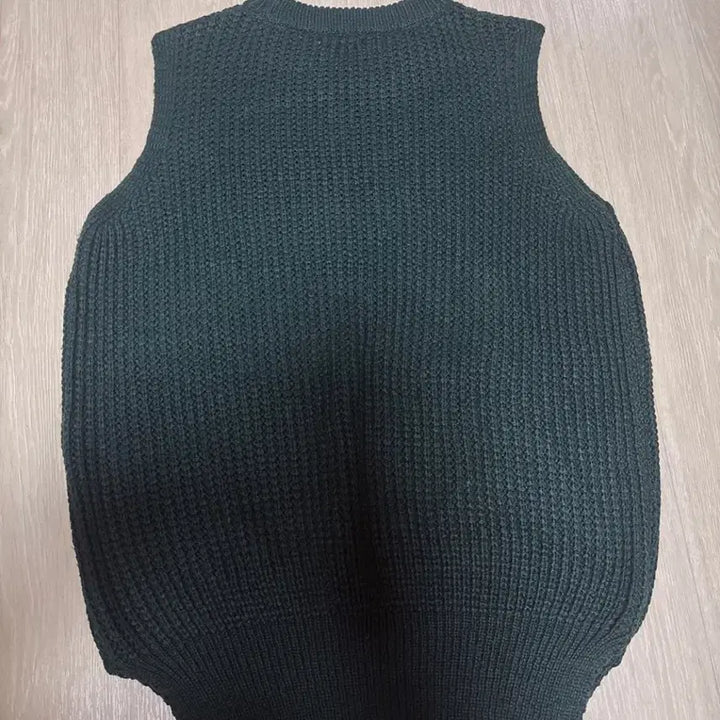 [BUNJANG] Green Knit Vest / 그린 니트 조끼
