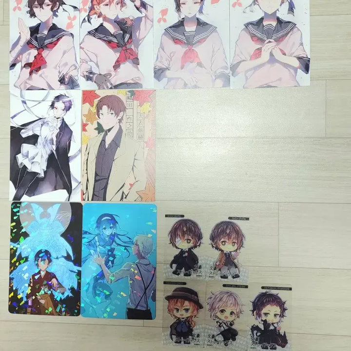 [BUNJANG] Bungo Stray Dogs Postcard &amp; Card Text Bundle Set / 문호스트레이독스 문스독 비공굿 카드텍 엽서 일괄