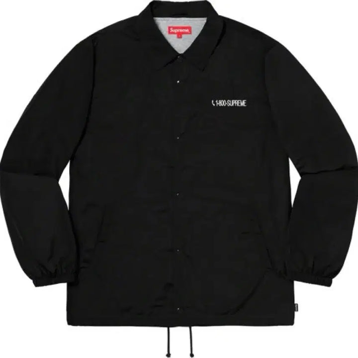 [BUNJANG] Supreme 1-800 Black Jacket - Size L / 19SS 슈프림 1-800 블랙 자켓 L사이즈