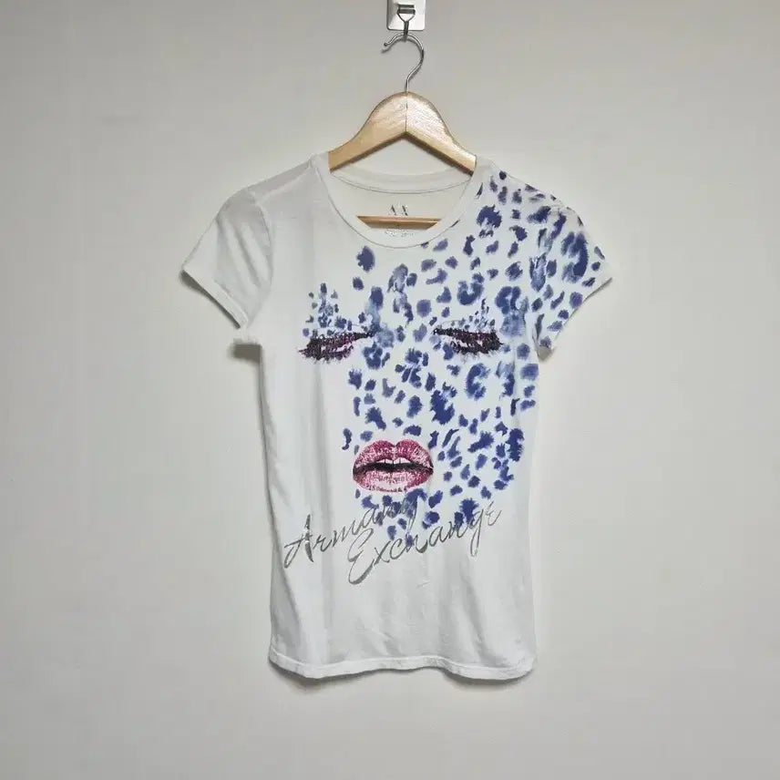 [SOLD OUT] 아르마니익스체인지 비즈 빅프린팅 키치 티셔츠 M - T12