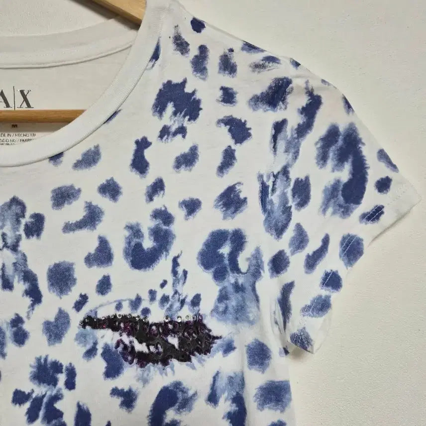 [SOLD OUT] 아르마니익스체인지 비즈 빅프린팅 키치 티셔츠 M - T12