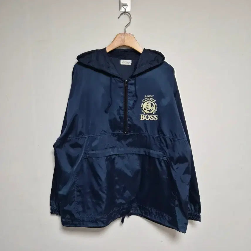 [BUNJANG] Suntory Hooded Windbreaker Jacket / 산토리Suntory 후디 바람막이 자켓 Free사이즈 - J66