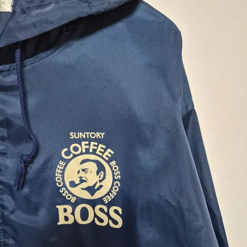 [BUNJANG] Suntory Hooded Windbreaker Jacket / 산토리Suntory 후디 바람막이 자켓 Free사이즈 - J66