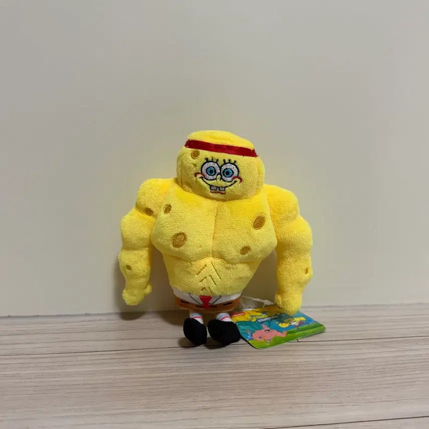 [SOLD OUT] 근육 머슬 스폰지밥 인형 키링