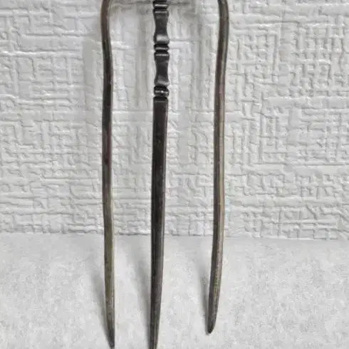 [BUNJANG] Antique Korean Silver Cloisonne Hairpin Set / 옛날 순은 칠보 뒷꽂이 쌍뒷꽂이 화문비녀 은비녀 목단꽃 비녀