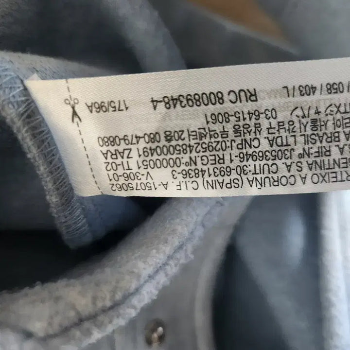 [BUNJANG] ZARA Crop Jacket Light Blue L / 자라 크롭 자켓 라이트블루 L