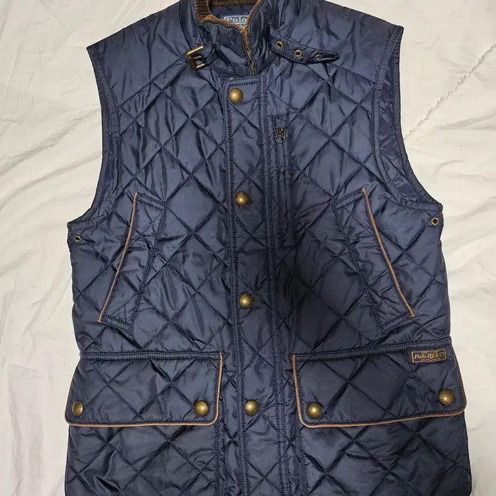 [BUNJANG] Polo Ralph Lauren Navy Quilted Vest (S) / 폴로랄프로렌 네이비 퀼팅 베스트 조끼 S