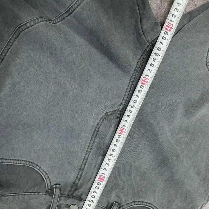 [BUNJANG] Unjimeke Denim Pants Grey Jeans M / 언지미크 바지 가먼트다이 워크 팬츠 그레이 m