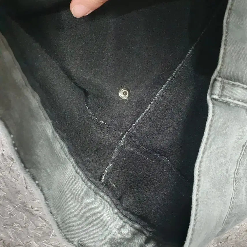 [BUNJANG] Unjimeke Denim Pants Grey Jeans M / 언지미크 바지 가먼트다이 워크 팬츠 그레이 m