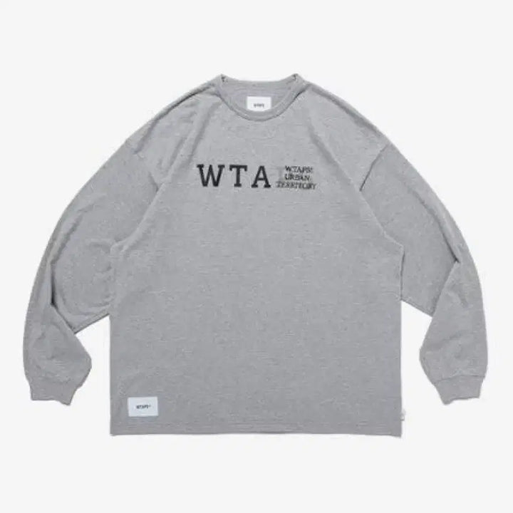 [BUNJANG] WTAPS DESIGN 01 Long Sleeve T-Shirt Grey / 더블탭스 23SS DESIGN 01 롱슬리브 티셔츠 그레이 02