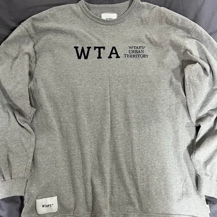 [BUNJANG] WTAPS DESIGN 01 Long Sleeve T-Shirt Grey / 더블탭스 23SS DESIGN 01 롱슬리브 티셔츠 그레이 02