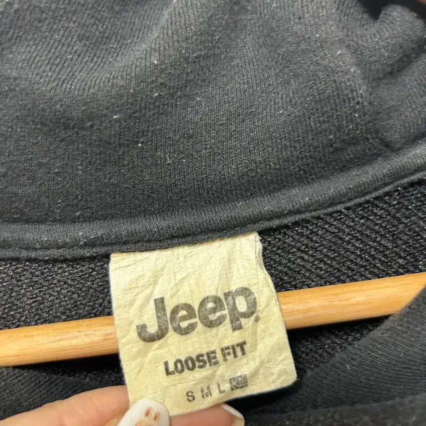 [BUNJANG] Jeep Black Hoodie XL / Jeep Jeep 검정색 후드티 XL