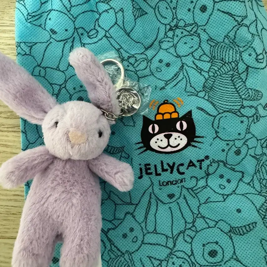 [BUNJANG] Jellycat Bunny Lavender Keychain / (새상품 정품)젤리캣 버니키링 라벤더