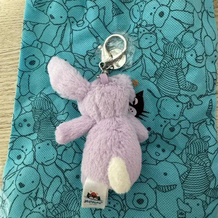 [BUNJANG] Jellycat Bunny Lavender Keychain / (새상품 정품)젤리캣 버니키링 라벤더