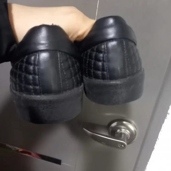 [BUNJANG] Zara Men Black Quilted Slip-on Shoes / 250-255 자라 맨 블랙 퀼팅 남성 슬립온구두 40